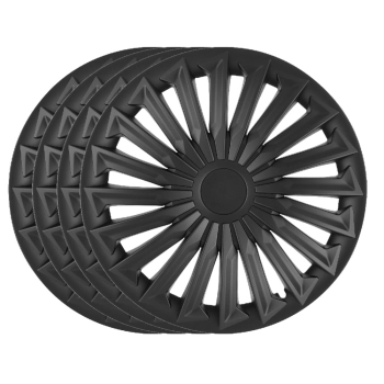 Komplet kołpaków uniwersalnych Joy Black Mat 16 cali